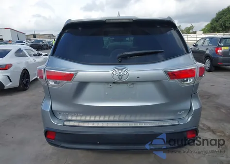 2016 Toyota Highlander Le/Le Plus из США, поврежденный, VIN 5TDZKRFH1GS169695